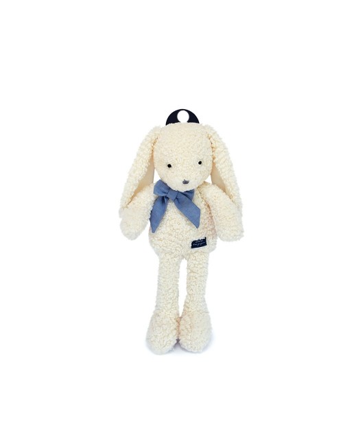 Peluche Lapin Pilou - 47 cm - Ecru