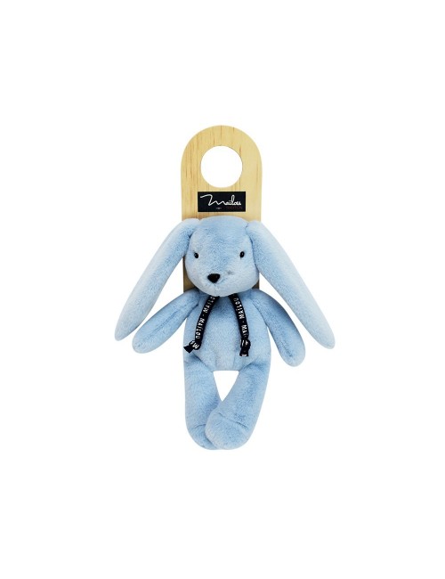 Petite Peluche Lapin Dorlotin - Bleu