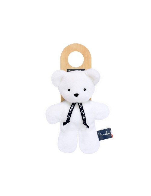 Doudou Ours Pain d'Epices - Blanc