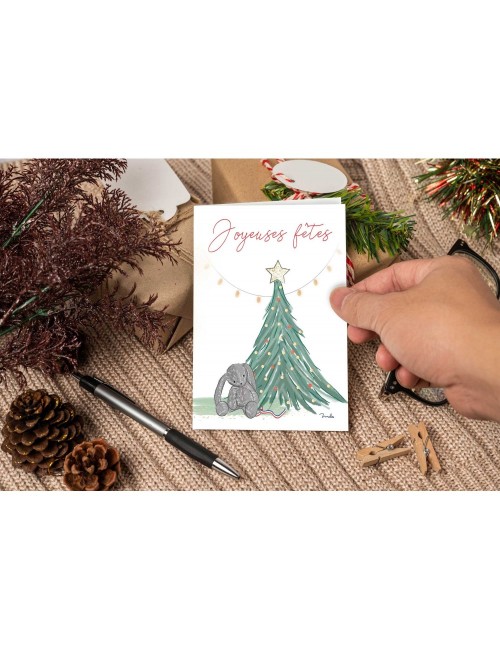 Carte de Vœux - Lapin Alexandre