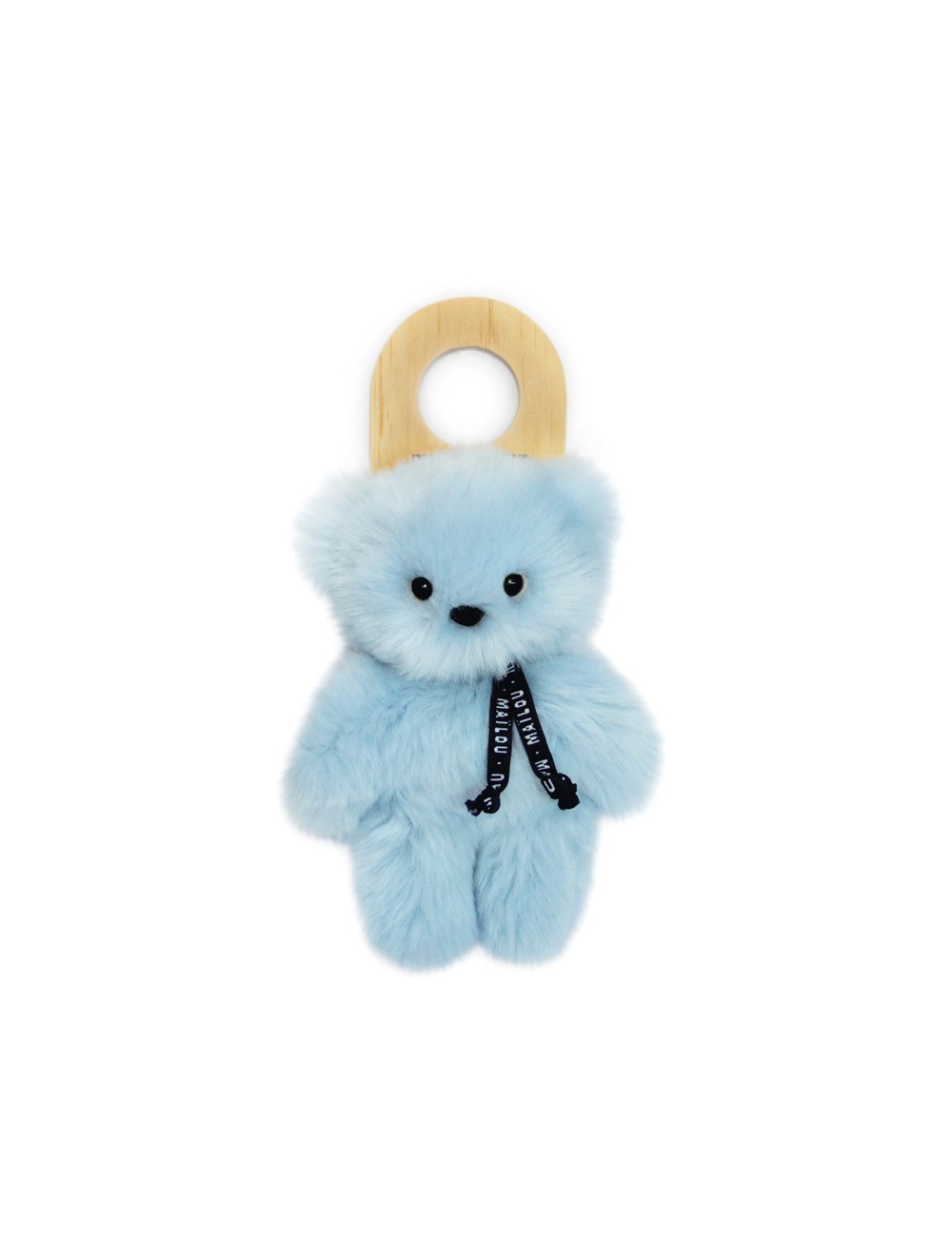 Doudou Ours - LE PETIT FRENCHIE - 20 cm - Bleu