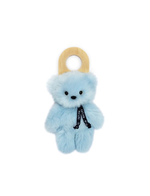 Doudou Ours - LE PETIT FRENCHIE - 20 cm - Bleu