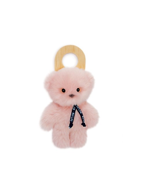 Doudou Ours - LE PETIT FRENCHIE - 20 cm - Rose