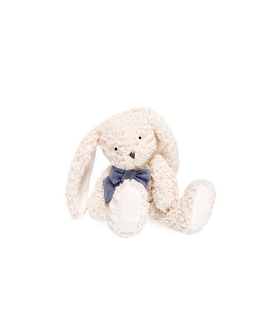 Peluche Lapin Pilou - 28 cm - Ecru