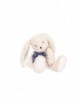 Peluche Lapin Pilou - 28 cm - Ecru
