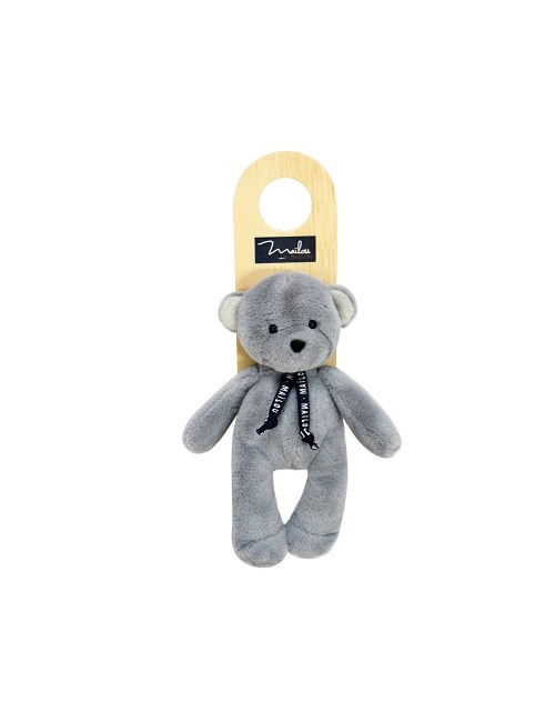 Petite Peluche Ours Dorlotin Gris