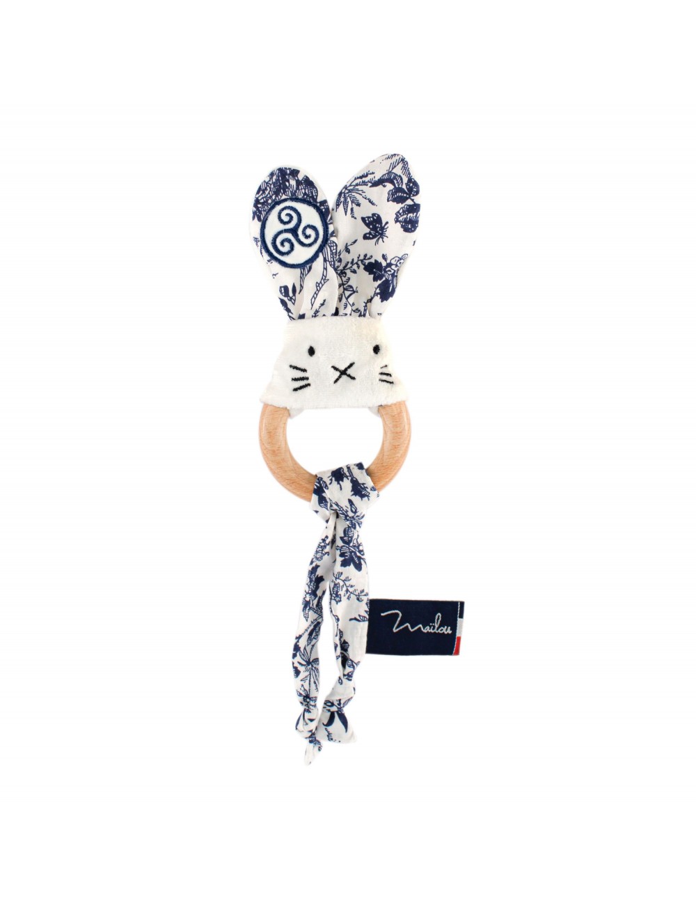 Anneau en bois lapin - 15 cm - Triskel