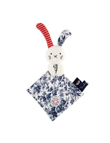 Doudou plat lapin - 30 cm -...