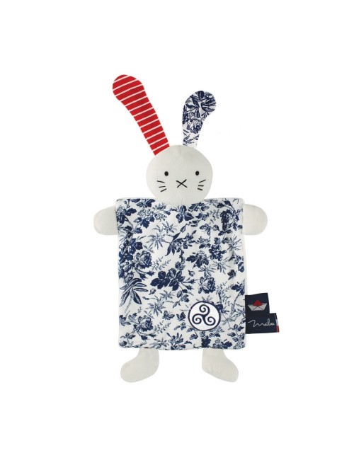 Doudou lapin carré - 30 cm - Triskel