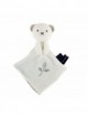 Doudou plat Ours - 30 cm - Coton BIO - Feuilles - Terre de Légendes