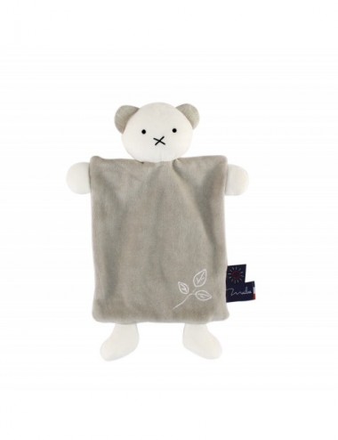 Doudou Ours Carré - 30 CM -...