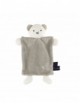 Doudou Ours Carré - 30 CM - Coton BIO - Feuilles - Terre de Légendes