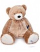 Ours en peluche XXL - L'OURS FRANCAIS - 120 cm - Champagne