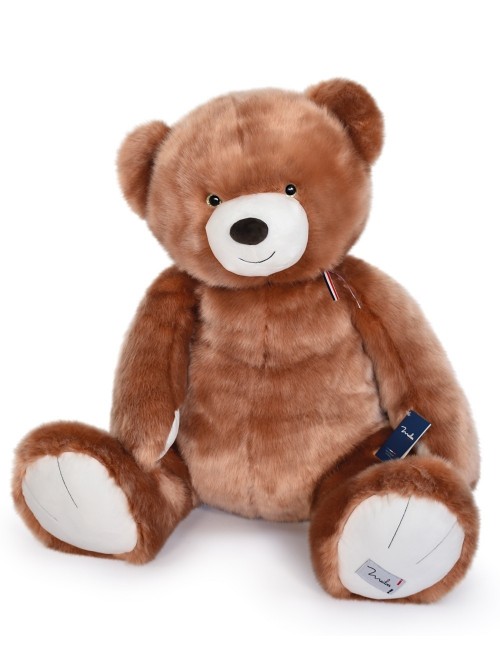 Ours en peluche géant - L'OURS FRANCAIS - 90 cm - Marron Glacé